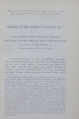 Spigolature aldrovandiane 9: Nuovi documenti intorno Francesco Petrollini, prima guida di Ulisse Aldrovandi nello studio delle piante del Prof. G. B. De Toni, M. E.