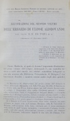 Illustrazione del secondo volume dell'erbario di Ulisse Aldovrandi
