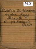 Corteo università contro legge Mariotti al parlamento, 5/2/68