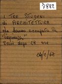 I tre studenti di architettura che hanno occupato la "Sapienza" scesi dopo 28 ore, 24/2/68