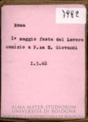Roma I° maggio festa del lavoro, comizio a P.za S. Giovanni, I.5.68