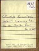 Attentato dinamitardo davanti caserma P.S. in via Guido Reni, 30.11-68