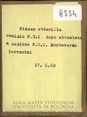 Piazza Ottavilla comizio P.C.I dopo attentato a sezione P.C.I. Monteverde, Terracini, 27.6.69