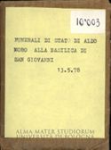 Funerali di stato di Aldo Moro alla basilica di San Giovanni, 13.5.78