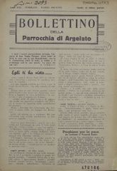 Bollettino della parrocchia di Argelato