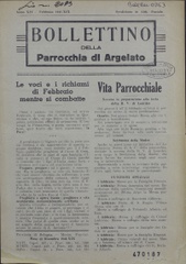 Bollettino della parrocchia di Argelato