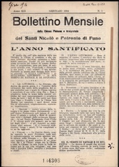 Bollettino mensile della Chiesa Plebana e Arcipretale dei Santi Nicolò e Petronio di Funo