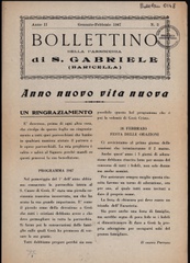 Bollettino della Parrocchia di S. Gabriele (Baricella)