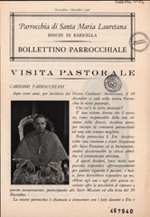 Bollettino parrocchiale di Boschi di Baricella