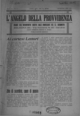 L'Angelo della provvidenza : organo del Collegio diretto dalle Francescane del SS. Sacramento