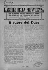 L'Angelo della provvidenza : organo del Collegio diretto dalle Francescane del SS. Sacramento