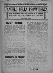L'Angelo della provvidenza : organo del Collegio diretto dalle Francescane del SS. Sacramento