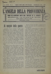 L'Angelo della provvidenza : organo del Collegio diretto dalle Francescane del SS. Sacramento