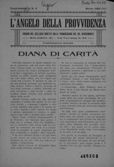 L'Angelo della provvidenza : organo del Collegio diretto dalle Francescane del SS. Sacramento