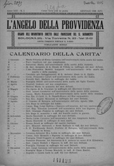 L'Angelo della provvidenza : organo del Collegio diretto dalle Francescane del SS. Sacramento