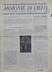 Armonie di cielo : "non rogo ut tollas eos de mundo, sed ut serves eos a malo" (Joan. 17-15)