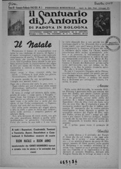 Il Santuario di S. Antonio di Padova in Bologna: bollettino diretto dal Convento di S. Antonio