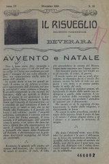 Il risveglio : bollettino parrocchiale di Beverara