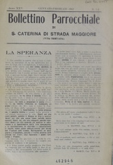 Bollettino parrocchiale di S. Caterina di strada Maggiore : vita cristiana