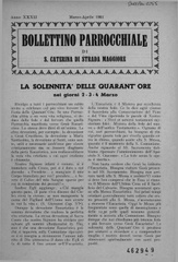 Bollettino parrocchiale di S. Caterina di strada Maggiore : vita cristiana