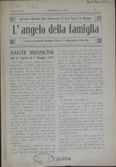 L'angelo della famiglia : periodico mensile della parrocchia di S. Egidio