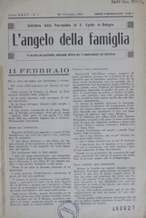 L'angelo della famiglia : periodico mensile della parrocchia di S. Egidio