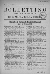 Bollettino della parrocchia di S. Maria della Carità
