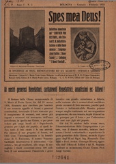 Spes mea Deus! : bollettino bimestrale del Comitato pro restauri alla chiesa di S. M. della Visitazione e delle opere annesse, Congregazione festiva, doposcuola, Collegino I buoni fanciulli