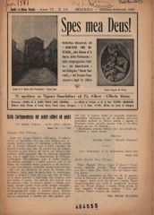 Spes mea Deus! : bollettino bimestrale del Comitato pro restauri alla chiesa di S. M. della Visitazione e delle opere annesse, Congregazione festiva, doposcuola, Collegino I buoni fanciulli
