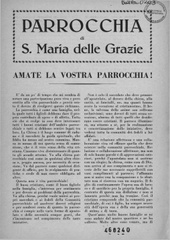 Bollettino parrocchiale di Santa Maria delle Grazie in Via Emilia
