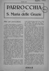 Bollettino parrocchiale di Santa Maria delle Grazie in Via Emilia
