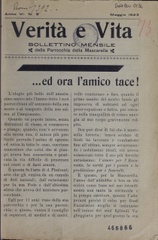 Verità e vita : bollettino mensile della Parrocchia della Mascarella