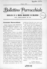 Basilica di S. Maria Maggiore Bologna : bollettino parrocchiale mensile