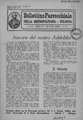 Bollettino parrocchiale della metropolitana Bologna