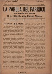 La Voce del parroco : bollettino della Parrocchia di San Silverio