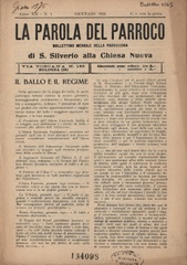 La Voce del parroco : bollettino della Parrocchia di San Silverio