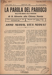 La Voce del parroco : bollettino della Parrocchia di San Silverio