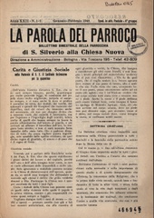 La Voce del parroco : bollettino della Parrocchia di San Silverio