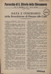 La Voce del parroco : bollettino della Parrocchia di San Silverio