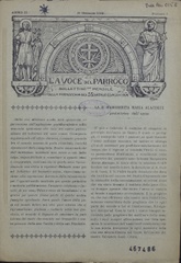 La voce del parroco : bollettino mensile della Parrocchia dei Ss. Vitale ed Agricola