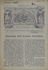 La voce del parroco : bollettino mensile della Parrocchia dei Ss. Vitale ed Agricola