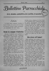 Bollettino parrocchiale di S. Maria Assunta di Castel d'Aiano