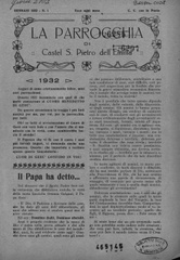 La Parrocchia di Castel S. Pietro dell'Emilia