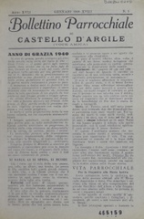 Bollettino parrocchiale di Castello d'Argile (voce amica)