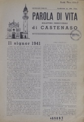 Parola di vita : bollettino parrocchiale di Castenaso