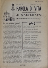 Parola di vita : bollettino parrocchiale di Castenaso