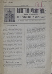 Bollettino parrocchiale : organo della parrocchia di S. Silvestro in Crevalcore
