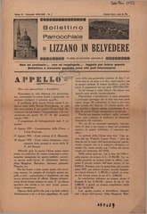 Bollettino parrocchiale di Lizzano in Belvedere : pubblicazione mensile