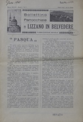 Bollettino parrocchiale di Lizzano in Belvedere : pubblicazione mensile