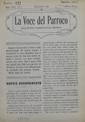 La Voce del Parroco : bollettino parrocchiale mensile